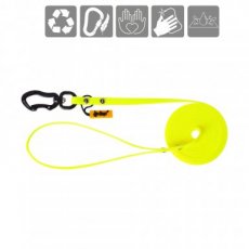 10162 10162 HONEYCOMB DOG LEASH WITH HANDLE 5Mx1CM YELLO