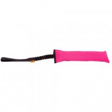 15591 AGILITY TUG - BUNGEE HANDLE, 8 X 15 CM - roze/zwart