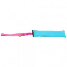 15592 AGILITY TUG - BUNGEE HANDLE, 8 X 15 CM - blauw/rose