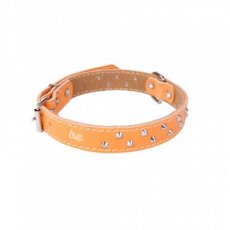 13768 13768 LEATHER DECORATIVE FELT-LINED COLLAR 2,5X65CM NATURAL