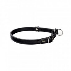 12280 12280 LEATHER CHOKE COLLAR, FLAT, 2,0x60CM BLACK