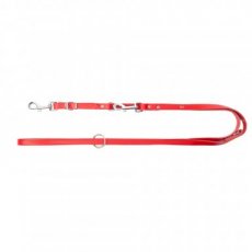 10244 10244 LEATHER LEAD RIVETED 110-200 X 2 CM RED