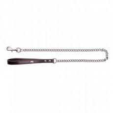 10818 10818 CHAIN LEAD LEATHER HANDLE 75 X 3 CM BLACK