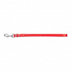 10533 LEATHER SHORT LEASH SEWN 70 CM RED