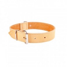 11100 11100 SOFT LEATHER COLLAR 16 MM X 35 CM NATURAL