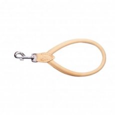 10601 10601 ROUND LEATHER SHORT LEASH 33 X 1,2 CM NATURAL