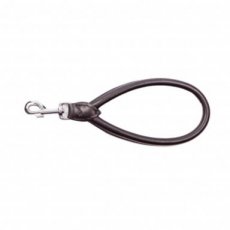 10602 10602 ROUND LEATHER SHORT LEASH 33 X 1,2 CM BLACK