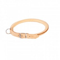 12228 12228 ROUND SOFT LEATHER COLLAR 1,2X55CM NAT