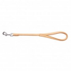 10507 10507 ROUND LEATHER SHORT LEASH 1,2X50CM NAT