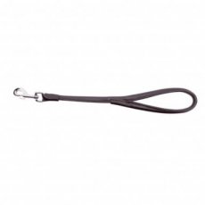 10508 10508 ROUND LEATHER SHORT LEASH 1,2X50CM BLACK