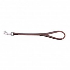 10509 10509 ROUND LEATHER SHORT LEASH 1,2X50CM BROWN