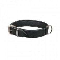 11400 11400 EXCLUSIVE LEATHER COLLAR  BLACK, 20 MM X 35 CM