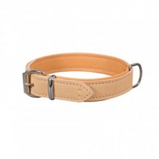 11460 11460 EXCLUSIVE LEATHER COLLAR NATURAL, 20 MM X 35 CM