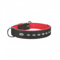 11435 11435 EXCLUSIVE COLLAR BLACK&RED,DECOR 2,5X45CM