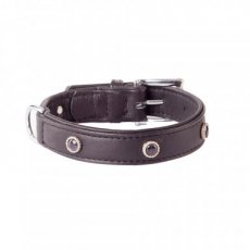 13812 13812 ROYAL LEATHER DECORATIVE COLLAR 3,0X50CM BLACK