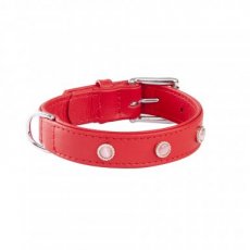 13814 13814 ROYAL LEATHER DECORATIVE COLLAR 3,0X50CM RED