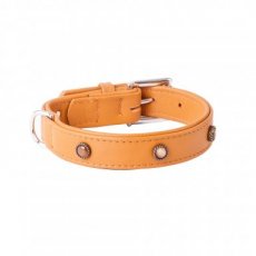 13822 ROYAL LEATHER DECORATIVE COLLAR 3,0X65CM BROWN