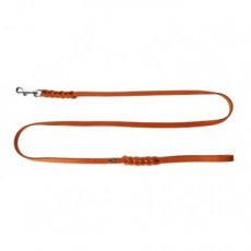 11038 11038 SOFT LEATHER LEAD, BRAIDED 1,2x180 CM,ORANGE