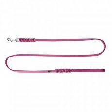 11040 11040 SOFT LEATHER LEAD,BRAIDED 1,2x180 CM,FUCHSIA