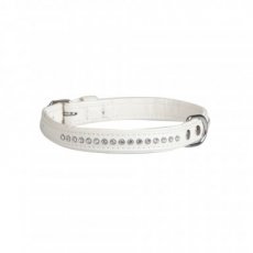 13985 'GLAMOUR' COLLAR 1,4X30CM WHITE