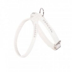 13124 13124  "GLAMOUR" HARNESS NR1 A:25CMB:35CM WHITE