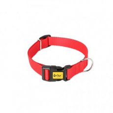 12713 12713 NYLON COLLAR, PLASTIC BUCKLE 1,6X35CM  RED