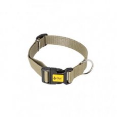 12710 12710 NYLON COLLAR, PLASTIC BUCKLE 1,6X35CM KHAKI