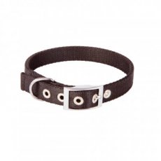 13200 13200 DOUBLE NYLON COLLAR 'EXTRA'  20MMX45CM BLACK