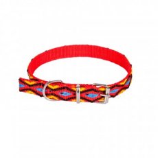 13539 13539 WINNETOU COLLAR, 1,0X35CM, METAL BUCKLE, RED