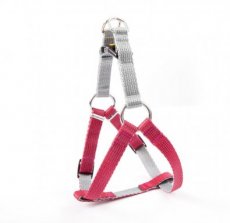 94459 TWILIGHT SILVER HARNESS "FRED", SIZE 70 CRIMSON-GREY