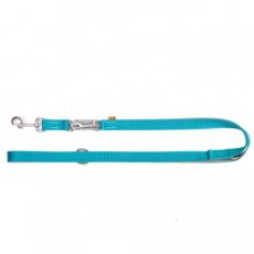 14437 14437 TWILIGHT SILVER EXTENDABLE LEASH 1,0X220CM TORQUOISE-GREY