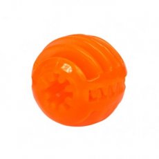 17384 17384 TREAT BALL DOG TOY 7,5 CM ORANGE