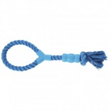 30082 30082 FRESH DOG CHASER CORD+DENTAL TUG 41 CM BLUE