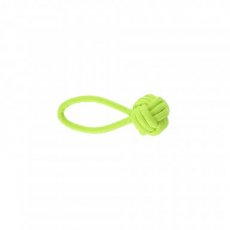 30089 30089 ENERGY CORD DOG BALL BRAIDED+HANDLE 6,5GREEN