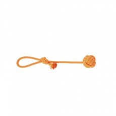 30091 30091 ENERGY DOG BALL BRAIDED+HANDLE 40 CM ORANGE