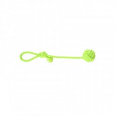 30093 30093 ENERGY DOG BALL BRAIDED+HANDLE 40 CM GREEN