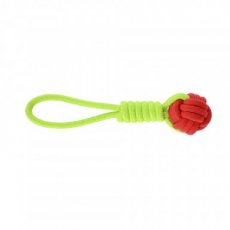 30098 30098 ENERGY DOG BALL+REINFORCED HANDLE RED+GREEN