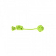 30101 30101 ENERGY DOG BALL+BRAIDED HANDLE 34 CM GREEN