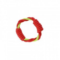 30114 30114 ENERGY BRAIDED DOG TOY RINGO 18 CM RED+GREEN