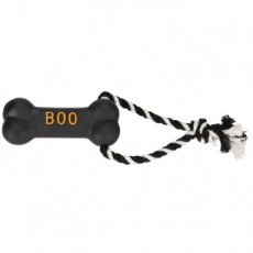 16969 16969 BOO CORD DOG TOY + BONE LENGTH 13 CM