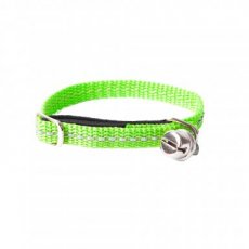 21531 'ENERGY' CAT COLLAR WITH REFLEX, 29CM, GREEN