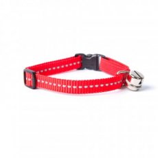 21534 CAT COLLAR WITH REFLEX, 34 CM, RED