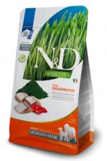 801262 N&D Spirulina Herring Adult Medi/Maxi 7 kg