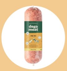 8059 Degomeat 100% zalm enkelvoudig 10 x 1kg