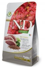 820051 N&D Quinoa Neutered Cat Duck 1.5 kg