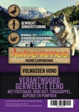 HH5704 Nature’s supercharge Verantwoord Gekweekte Eend met Pastinaak, Rode Biet, Sinaasappel, Asperge en Pompoen 2 kg