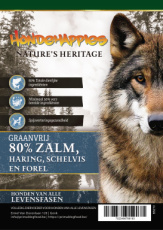 HH5803 Hondehappies Nature's Heritage 80% Zalm, haring, schelvis en forel - 10kg
