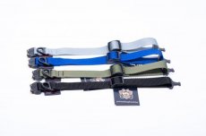 nylon halsband 25 mm - cobra sluiting - 29-43 cm - blauw