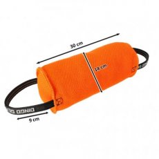 BERTA Nylon Hondenspeelgoed met 2 handvatten - 14 x 30 cm - oranje