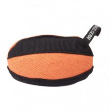 Rugby nylon trainingsspeelgoed 22x13cm - zwart/oranje